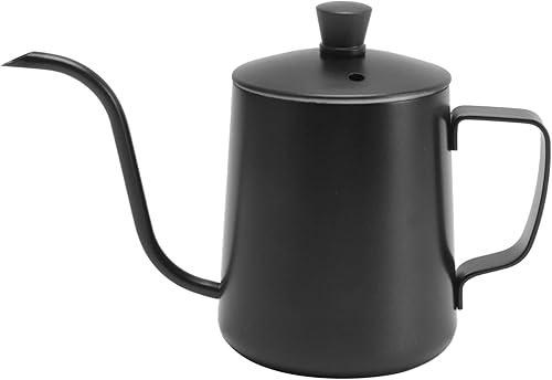 Hervidor de café para verter sobre el café, boquilla de cuello de cisne de acero inoxidable para verter sobre la tetera de café, tetera larga y