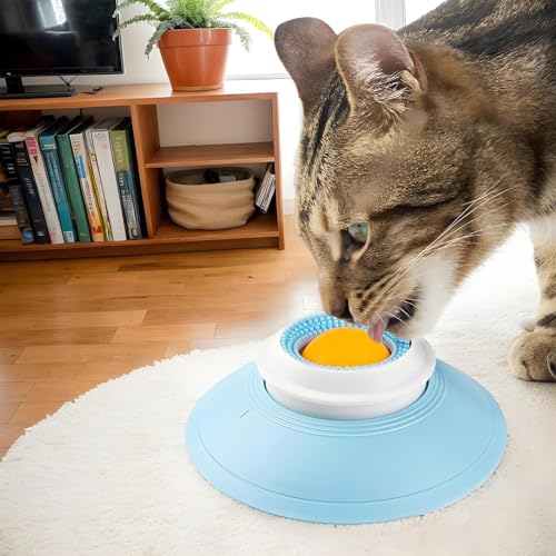 Lecknapf Für Hunde Und Katzen, Leckspielzeug Für Hunde, Leckplatte Haustiere Slow Feeder Lick Bowl, Lustiger Leckball -Fördert Geistige Aktivität Und Natürliches Suchverhalten