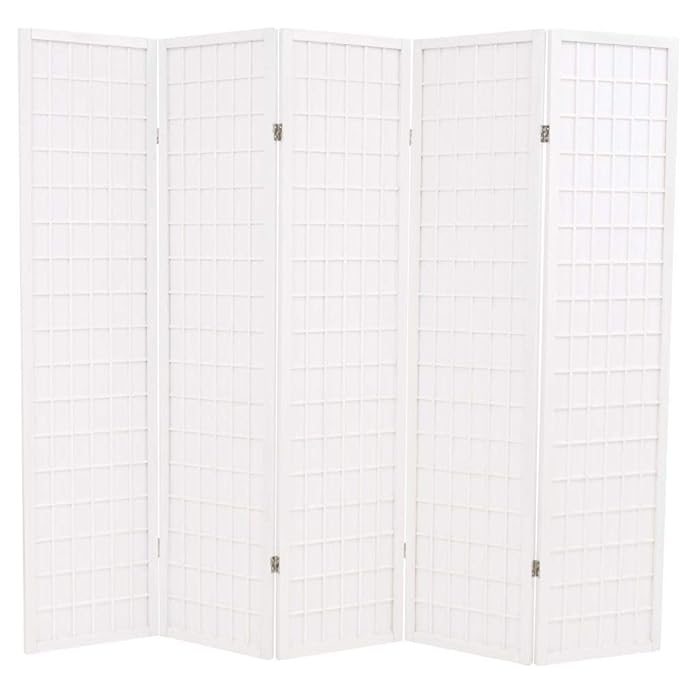 Buy BIGTO Folding Room Divider Trellis 5Panel Japanese Style Privacy