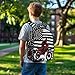 DOINBEE American Flag Motorcycle Backpacks for Men Women, Funny Dirt Bike Backpack for Boys Kids Teens, Black White and Red Motocross Biker School Bookbag Travel Hiking Camping Daypack Rucksack