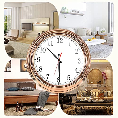 Horloge murale de jardin extérieur en métal robuste avec support - 6
