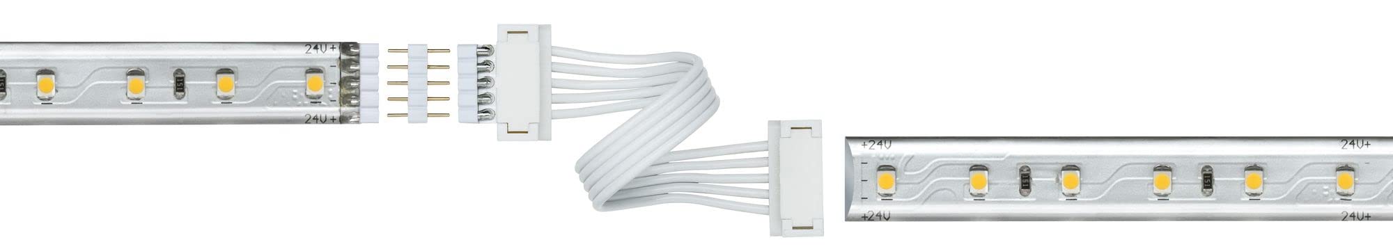 Paulmann 709.19 accesorios de iluminación Conector para iluminación - Accesorio de iluminación (Conector para iluminación, Blanco, De plástico, IP20, III, 144 W)