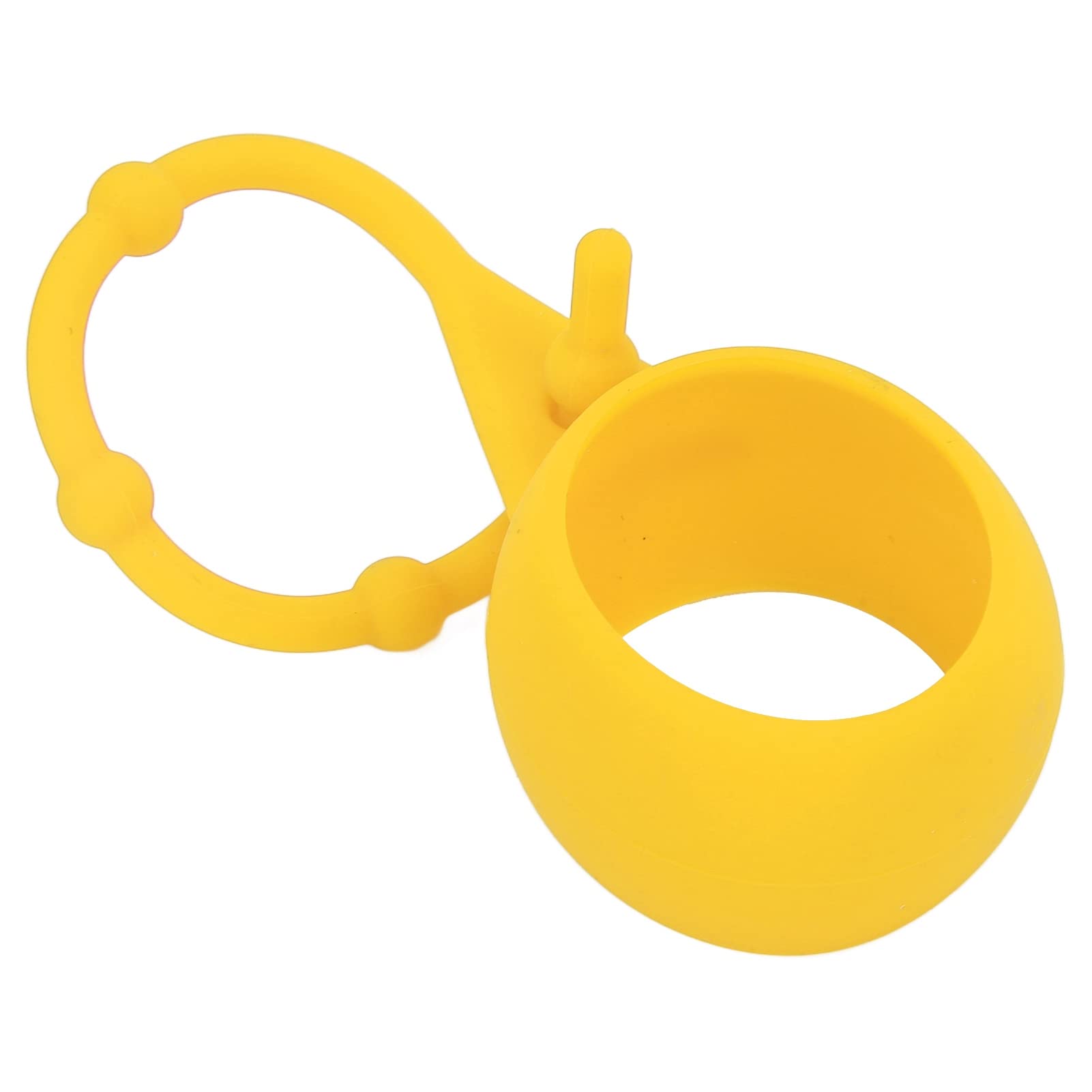 Yuecoom Silicone Golf Ball Holder, Soft Protective Cover Golf Backapack Holder Fall Resistant Golf Ball Waist Keyring Backapack Holder(Yellow)