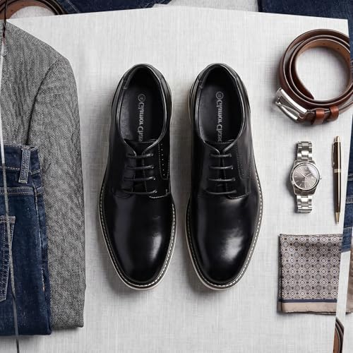 Glamor Chaser Mens Casual Dress Shoes for Men, Business Casual Work Derby — view 2