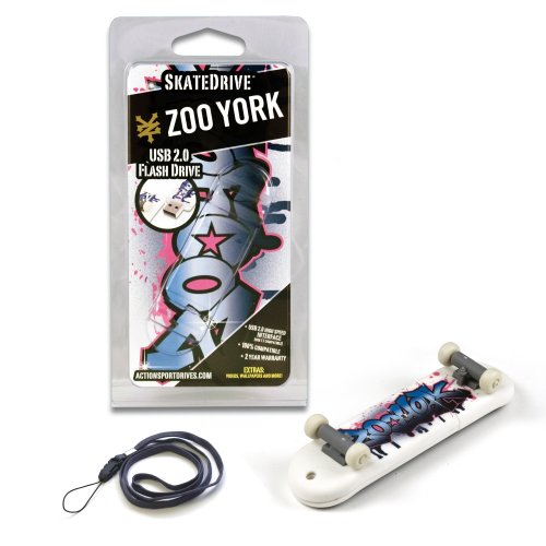 Clé USB Zoo York 8 Go Skatedrive Freshalicious mémoire flash externe