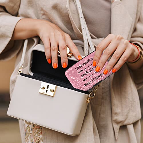Image of Credit Card Holder, Mini Aluminum Card Wallet RFID Blocking Slim Metal Hard Card Case for Women Men, Work Hard