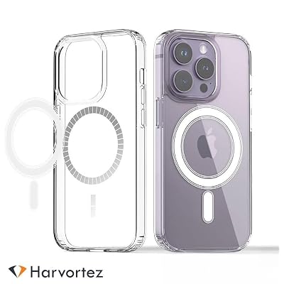 HARVORTEZ iPhone 13 Mini MagSafe Compatible TRANSPARENT, Magnetic Case, Wireless Charging Support, Ultra Clear Cover, 1 in 1 Compatible, Eco-Friendly Material, Strong Protection, Optimal Case (Transparent)