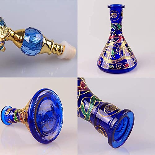 LSZ Shisha-Set 53cm Hukahn Shisha Set, 2 Schlauchhukahn Legierung Elefant Dekoration Glashuka for Clubparty Shisha-Set – Bild 6