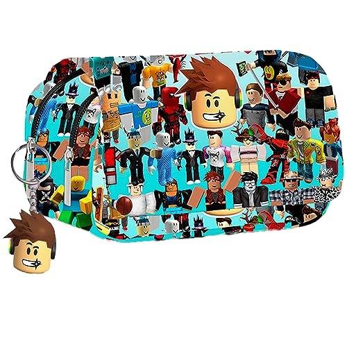 PYTRARTY Estuche para lápices Robllox, Estuche para lápices Robllox, Estuche para lápices de Gran Capacidad Robllox, Estuche para lápices para niño, Estuche para lápices para papelería