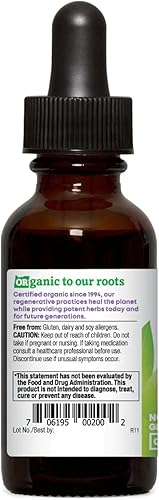 Miniatura 3 de Oregon's Wild Harvest Extracto orgánico de diente de león de cardo mariano, 1 onza líquida