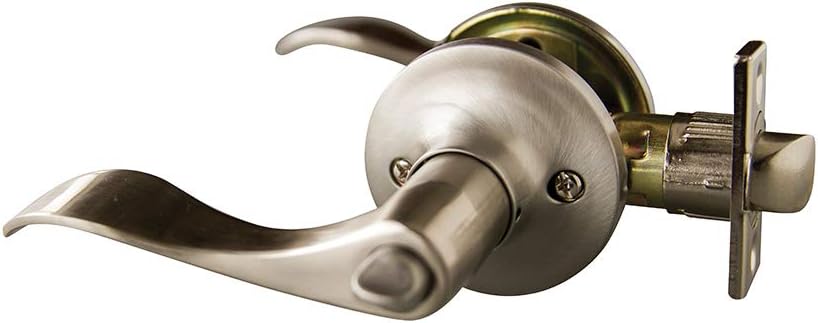 Nеw Dеаl Design House 190702 6-Pack Stratford 6-Way Universal Privacy Door Lever, Satin Nickel, Bed & Bath, 6 Piece