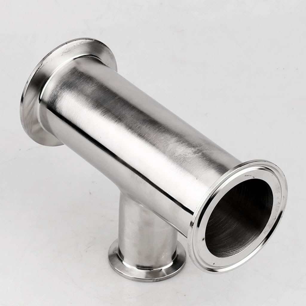 Accesorios de tubería de fundición de acero, 1 Uds. Abrazadera reductora de acero inoxidable OD de 19mm 25 32 38 45 51mm, virola sanitaria conector en T de 3 vías accesorio de tubería de 1,5 "-2" Tri