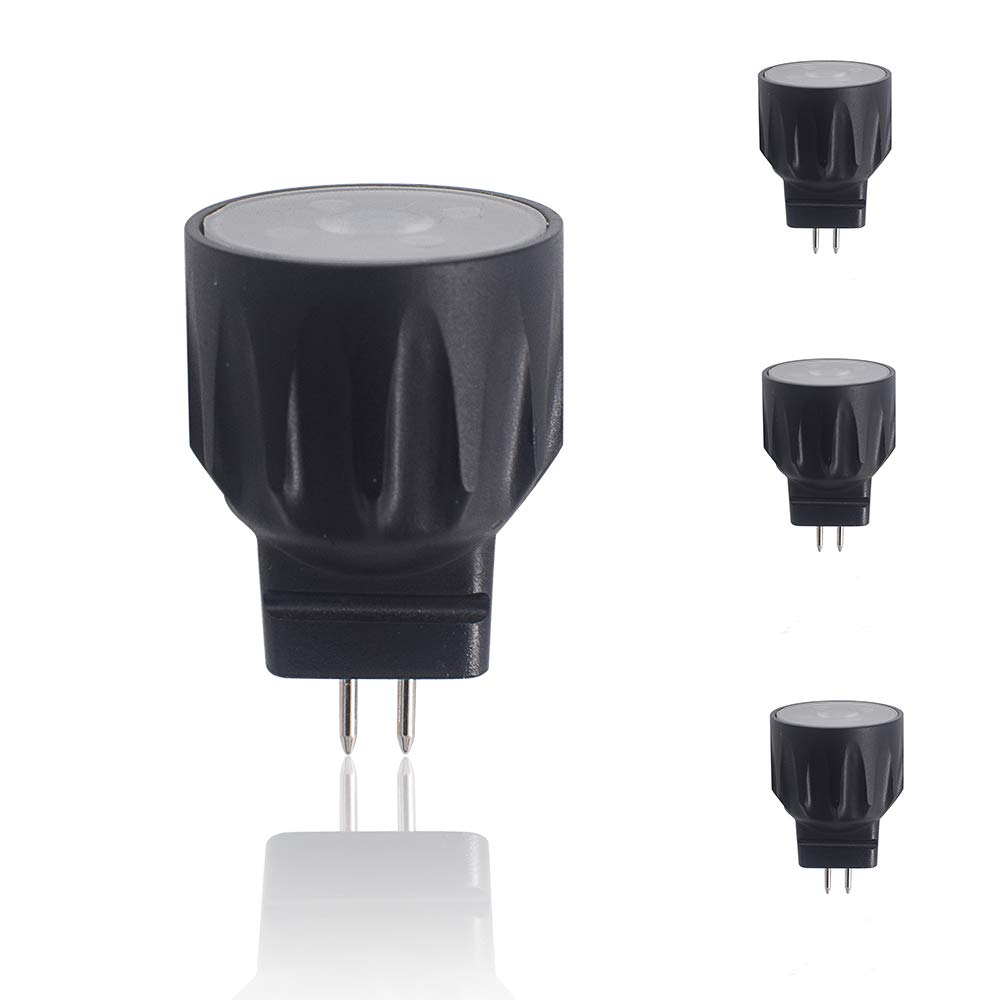 Arrownine MR8 Led Bulb 2.5Watt Equivalent to 20Watt Halogen Bulb 9-15V AC/DC Aluminum Heat Dissipation Base for Outdoor Landscape Lighting Exterior Dormer Lighting Soft Warm White 2700K 4-Pack