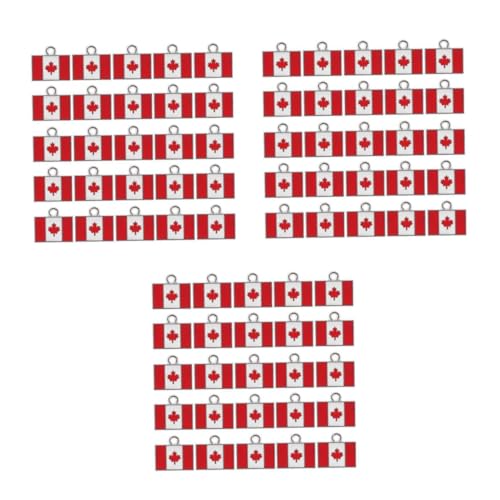 Charms Canada anti-ternissement pour créer 75 porte-clés et bracelets souvenirs DIY