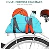 YITAHOME Beach Cruiser Bike for Women, 24 & 26 inch Commute Bike for Adults, 1 & 7 Speed Womens Bicycle with Basket Adjustable Seat, Multiple Color #5