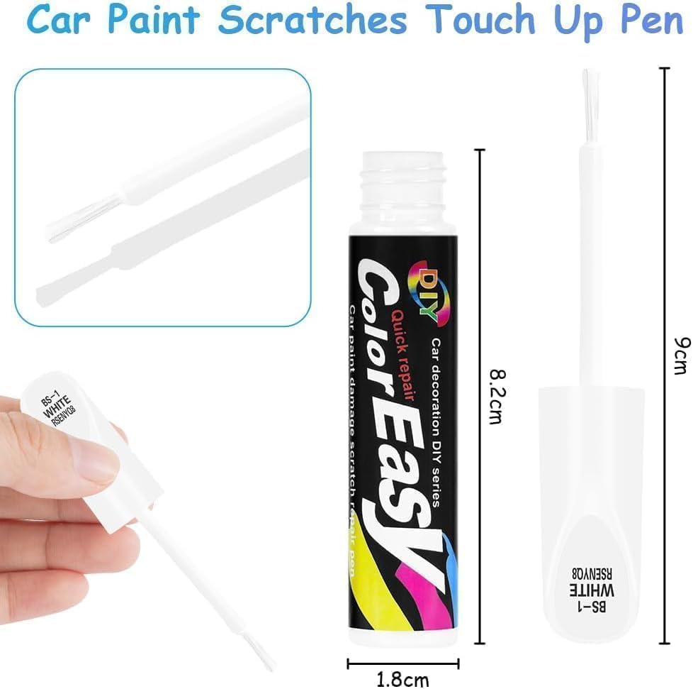 Image of Car Scratch Remover Touch Up Paint Pen Automotive Car Paint Pen 2 In 1 Car Paint Scratch Repair for Deep Scratches Special-Purpose Car Paint (Classic-White)