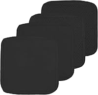 Vista 39 de Easy-Going - Paquete de 4 fundas impermeables para cojines de patio, de 22x20x4 pulgadas, fundas de repuesto antideslizantes para asientos al aire