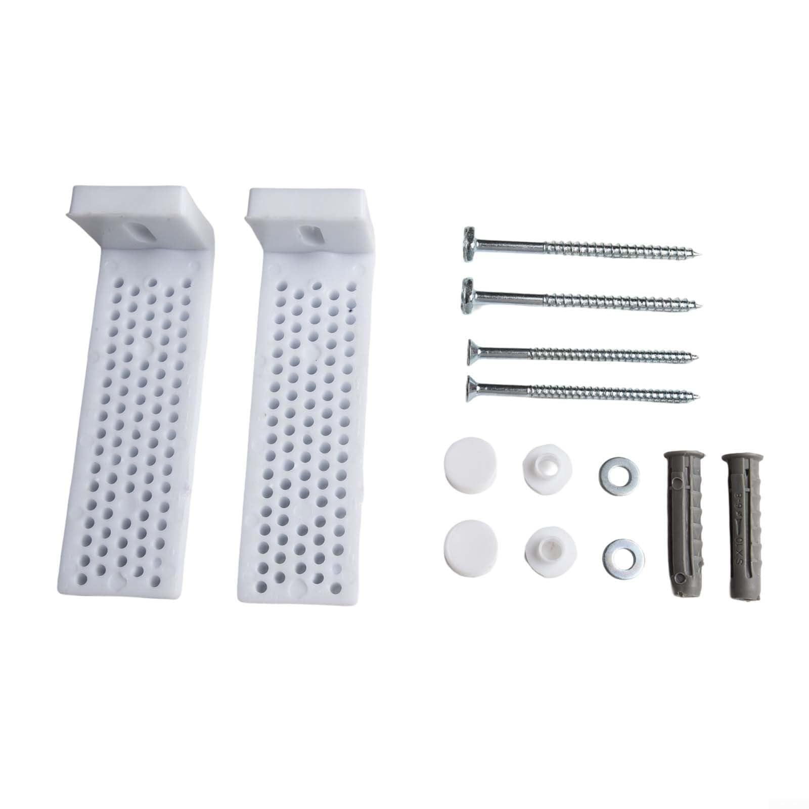 Kit di fissaggio a pavimento per bidet WC con viti di montaggio a L angolate per un'installazione stabile su superfici inclinate (L)