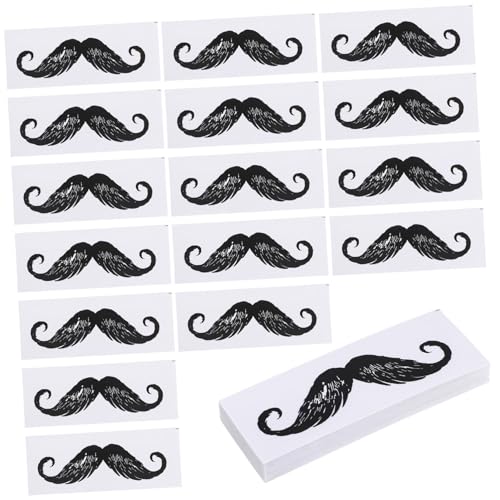 Homoyoyo Pegatinas De Cera Depilatoria Para Bigote y Barba - 50 Uds - Cera Facial Ideal Para Depilación Precisa De Cejas y Área Facial Fácil De Usar y Efectiva