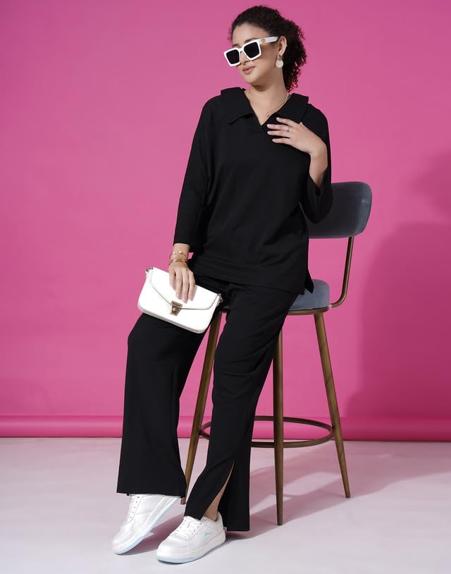 Image of SIRIL Women's Solid Co-Ord Set