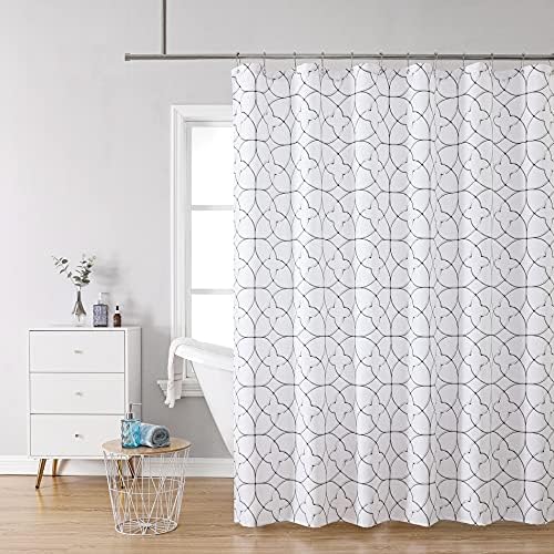 Boho Shower Curtain for Bathroom-Perfect for Bohemian, Modern or Farmhouse Bathroom Decor-Made from Premium Polyester Fabric 72" L x72 W-2 Sets of Free Hooks (12 in Each Set) (Sage Trellis)