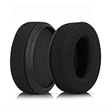 Live 1 Ear Pads Replacement Earpads Cushion Cover Compatible with Creative Aurvana Live 1 Headphones Earmuff Repair Part,Black Mesh