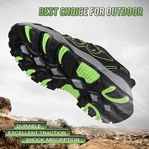 UOVO Boys Trainers Kids Water Resistant Walking Shoes Sports Outdoor Sneakers Children Trekking Hiking Footwear Running Shoes Size 11.5 UK Child to 5.5 UK - Image 3