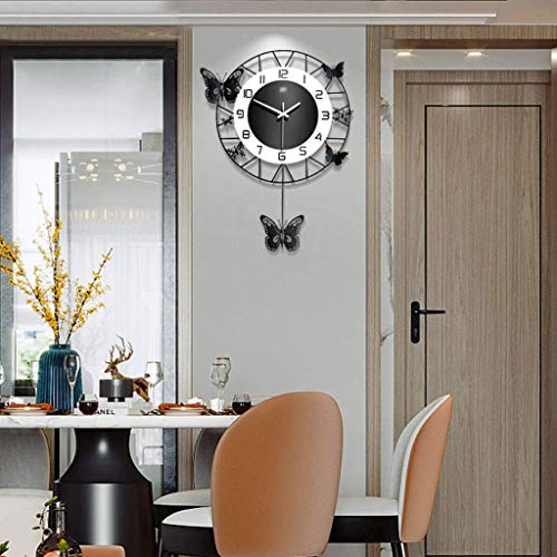 Horloge de quartz non cocher XJBTBA murale décorative pour maison - 2