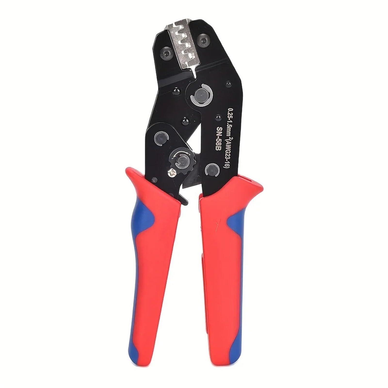 Pinza cricchetto SN-58B for cavi 0,25-1,5 mm² AWG23-16 1 pz.