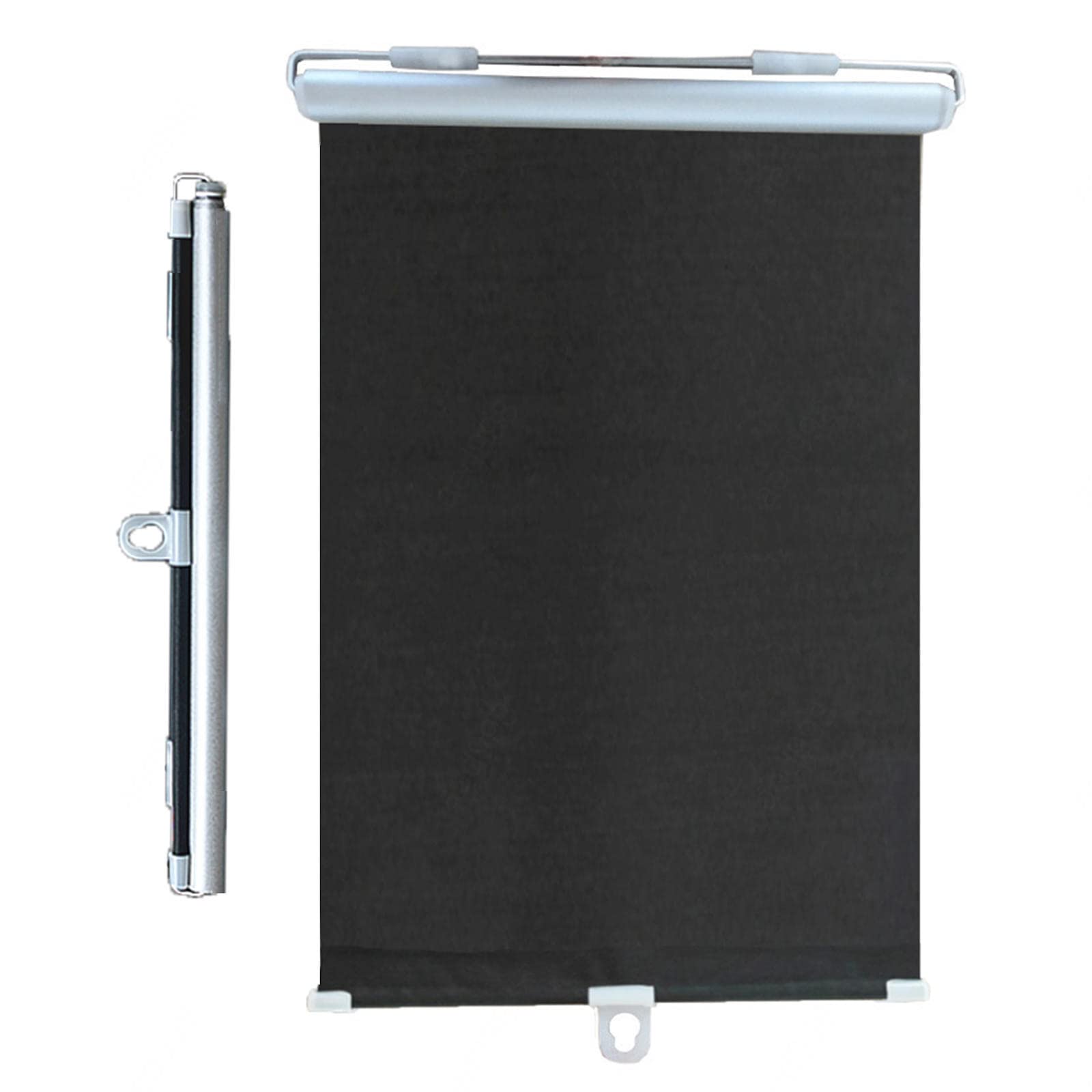 Persiana enrollable opaca de 30 x 125 cm, protección UV, bloqueo de luz, fácil de instalar, para el hogar y la oficina, tela 100% de bloqueo de luz
