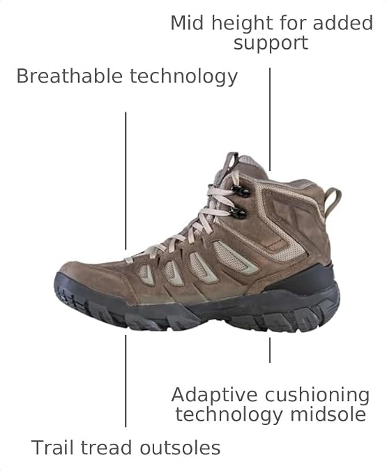 Oboz Men's Sawtooth X Mid B-DRY Hiking Boot
