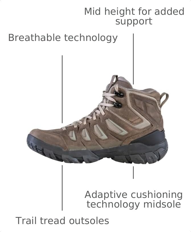 Image of Oboz Men's Sawtooth X Mid B-DRY Hiking Boot