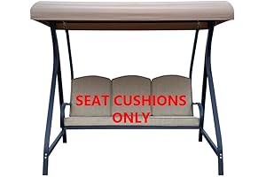 Replacement seat cushion fits GCS00229C Garden Treasures 3-person Swing