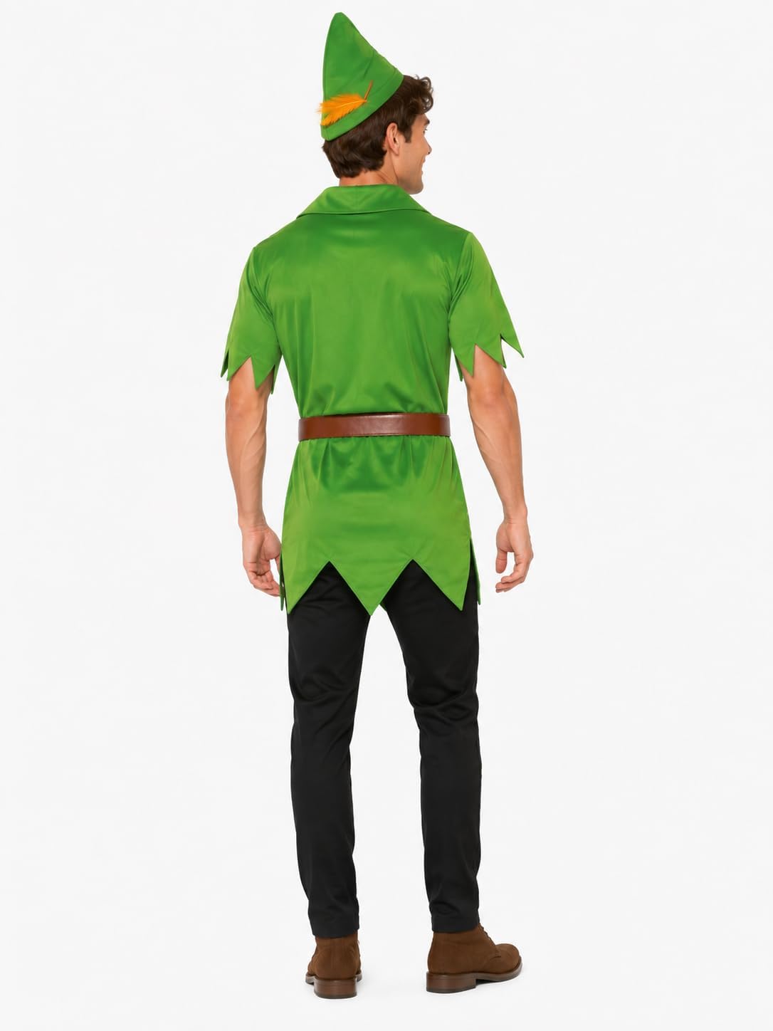 Peter Pan Costume Elf Outfit Halloween Cosplay Suit for Men Women