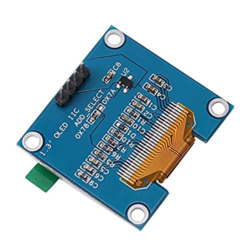 Image of HiLetgo 1.3 inch IIC I2C Serial 128x64 SSH1106 SSD1306 OLED LCD Display LCD Module for Arduino AVR PIC STM32