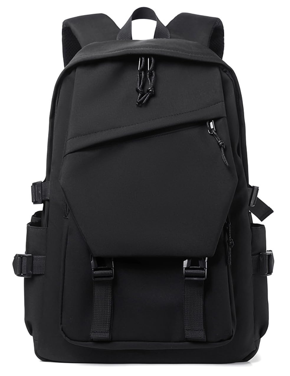 ORILOOSEN College Backpack, Outdoor Travel Backpack, Black