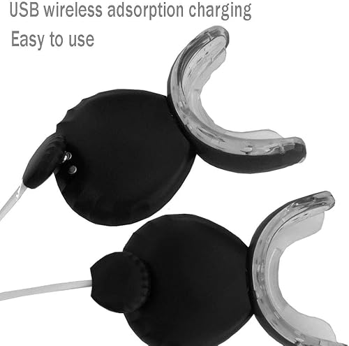 Miniatura 5 de Kit de blanqueamiento dental, blanqueador dental con 4 bolígrafos blanqueadores dentales, la bandeja de 32 luces LED de luz roja y azul,