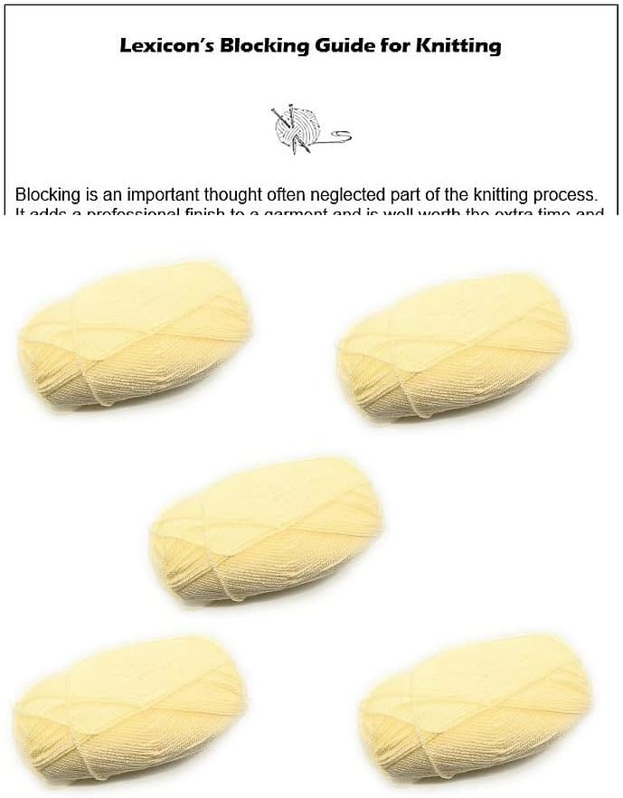 Lexicon Select DK Double Knitting Yarn - 5 x 100g Balls - Cream Double Knitting Wool - Image 5