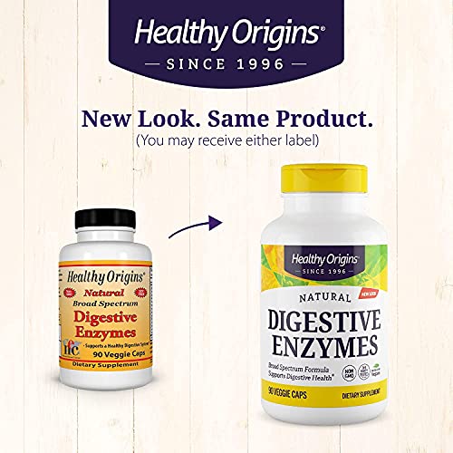 Healthy Origins Digestive Enzymes (NEC) Broad Spectrum - with Protease, Amylase & Lipase - Gluten-Free Digestion and Gut Health Supplement - 90 Veggie Capsules - Image 5