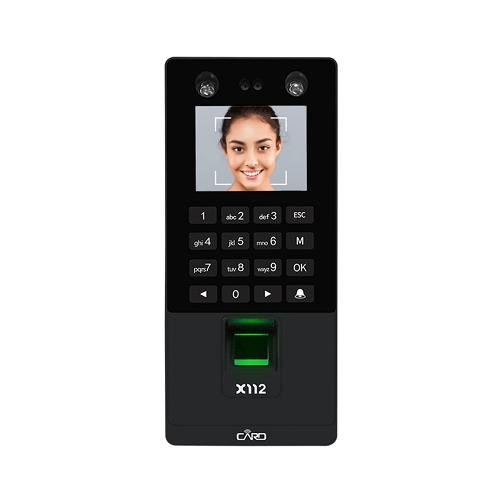 CUDTAPI Biometric Facial Access Control System Fingerprint Face Attendance Machine Support Face Password TCP/IP Network