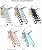 Concertina Loft Ladder Alloy Attic Access Ladder Wall Mounted Loft Ladder Non-Slip Carbon Steel Attic Stairs Pull Down Attic Ladder Folding Telescoping Ladder for Narrow Spaces