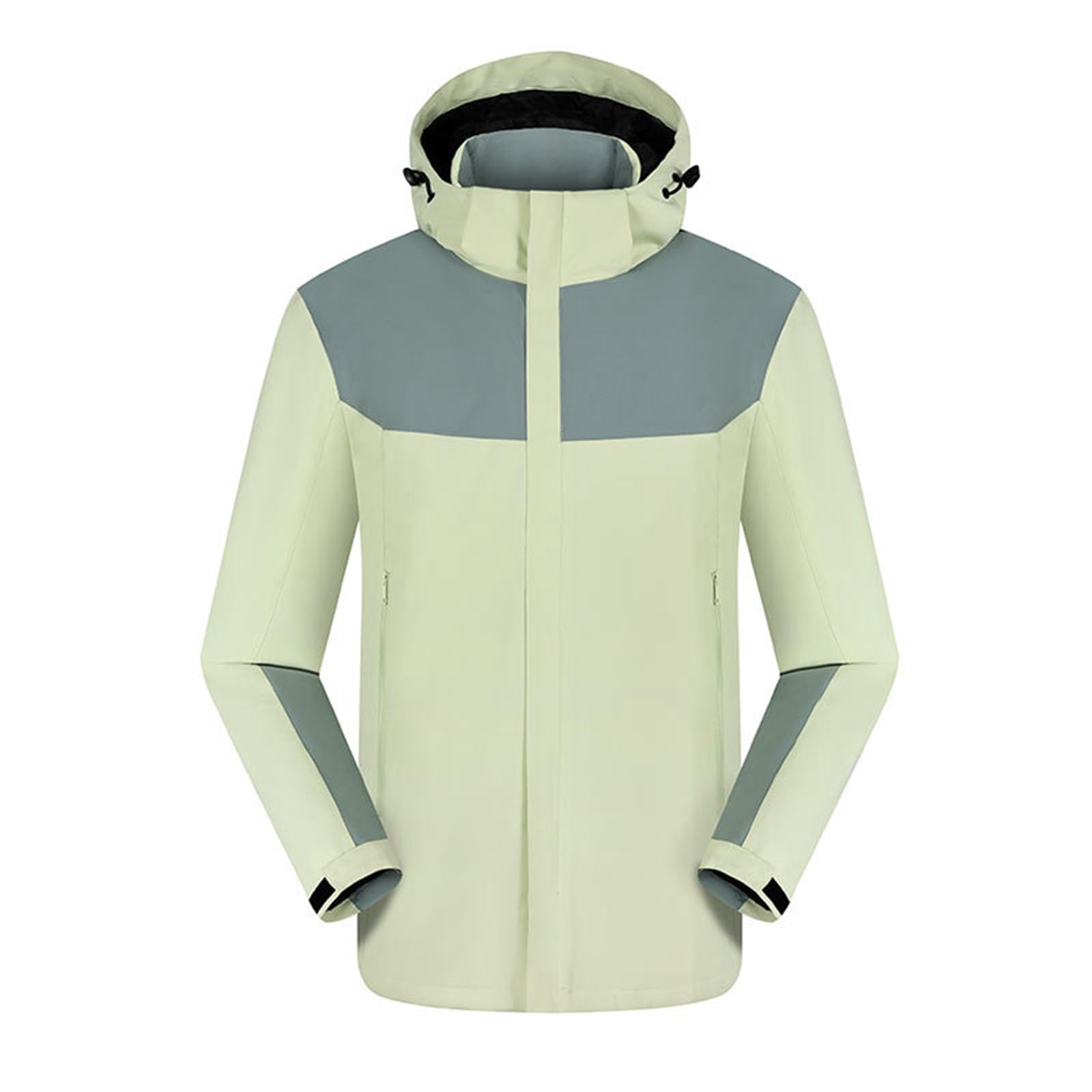SRZYMJ Grün Herren Trenchcoat Einreihig Lang Mantel Leichter Revers Herbst Winter Jacke Übergangsjacke Windbreaker Herren Dünn Outdoor Kleidung Herren Dünne Pullover Faltbare Regenjacke XL