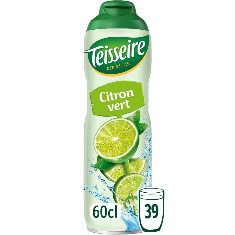Sirop citron vert Teisseire lot de 3 flacons pour désaltérer toute la famille sans soda