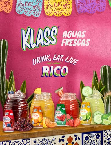 Image of Klass Aguas Frescas Water Enhancers Variety Pack 1.62 ounces (Pack of 4, Makes 24 servings each))