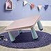 Produktbild DRHYSFSA-Home Kinderschreibtisch Vorschüler Jungen und Mädchen Multifunktionsplastiktisch Spiel Toy Tisch rechteckig Lernen Tabelle Kindermöbel Schultisch (Color : Pink, Size : 46x35.5x23.5cm)