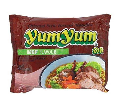 Nouilles instantanées YUMYUM boeuf 60g le repas chaud rapide contre la faim