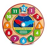 Melissa & Doug Wooden Toys - Shape Sorting Clock