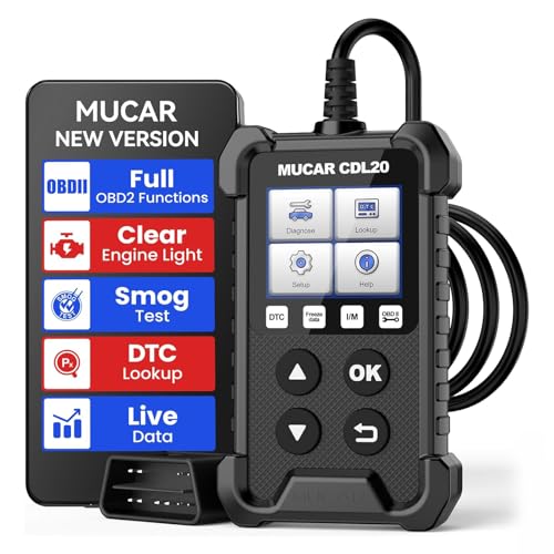 MUCAR CDL20 Universal OBD2 Scanner Check Engine Car Code Reader with Full OBD2 Functions V - image 1