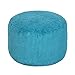 Loft 25 Sitzsack Fußhocker Round Bubble | Indoor Wohnzimmer Beinstütze | Ergonomisch Gestalteter Sitzpuff | Ultra bequem und Langlebig (Teal)