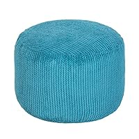 Loft 25 Zitzak Voetenkruk Rond Bubbel | Beensteun Binnen Woonkamer | Ergonomisch Ontworpen Poef | Ultra Comfortabel en Duurzaam (Teal
